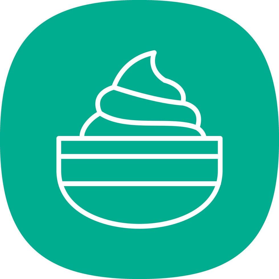 Cream Vector Icon Design