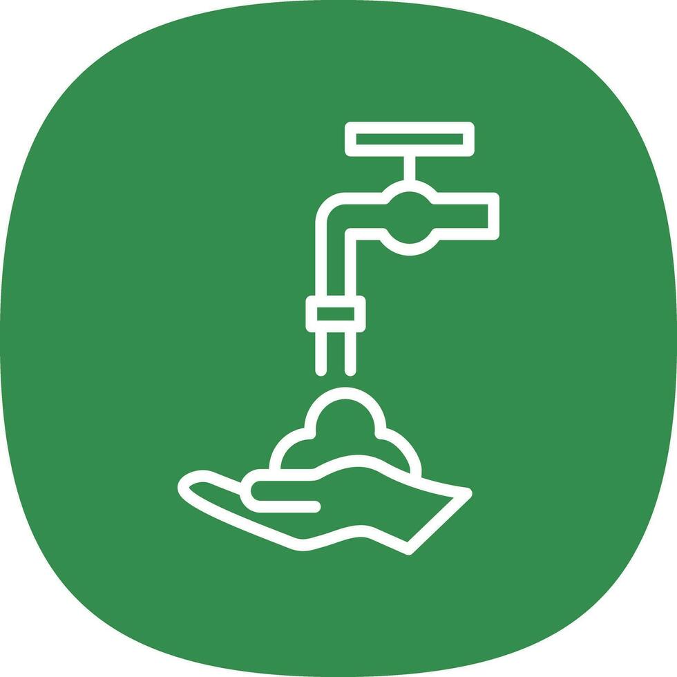 Hand wash Vector Icon Design