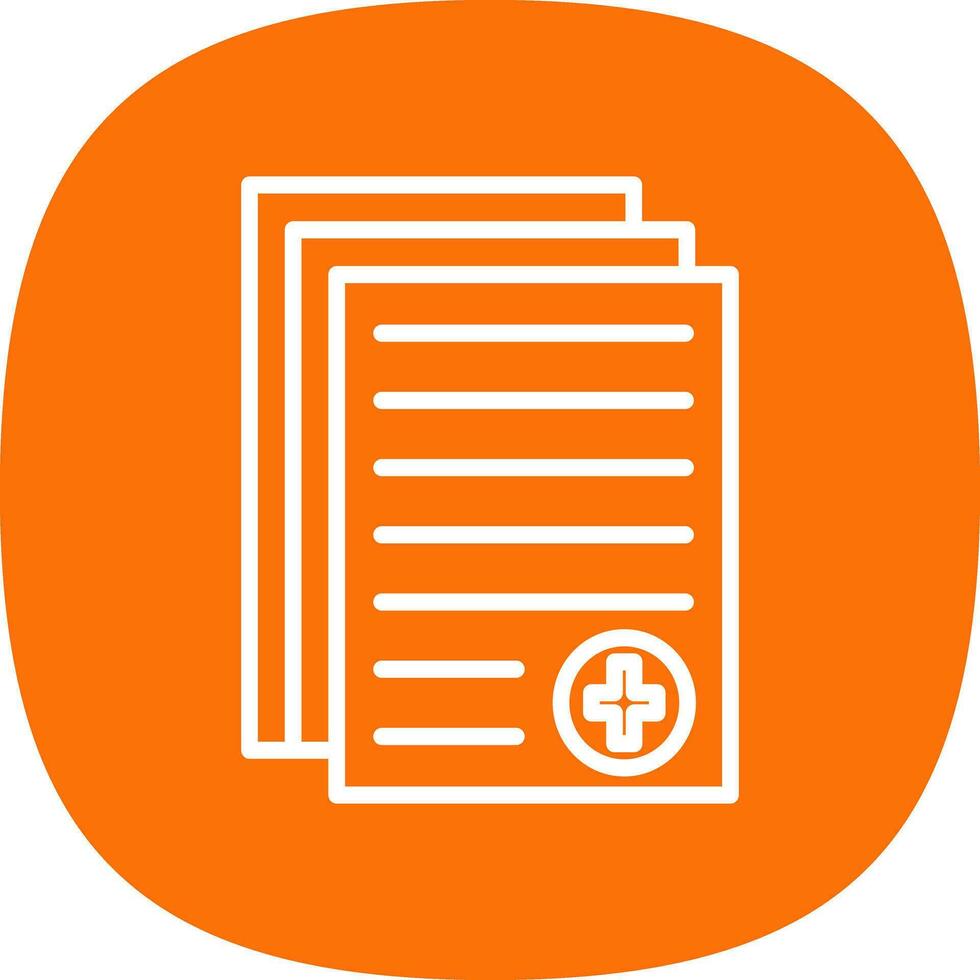 Medical report Vector Icon Design