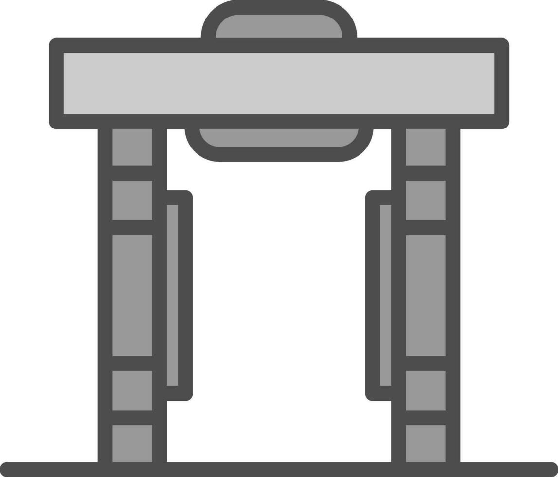 Metal detector Vector Icon Design