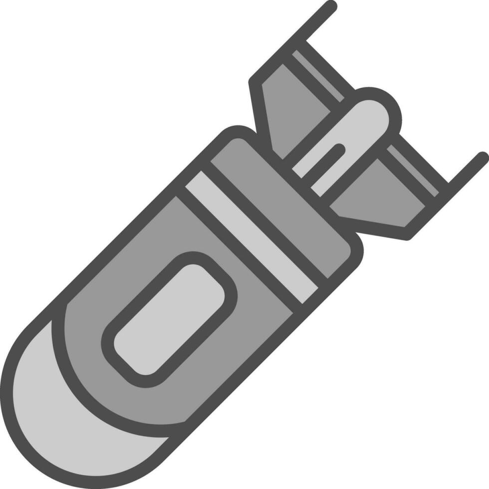 Bomber Vector Icon Design