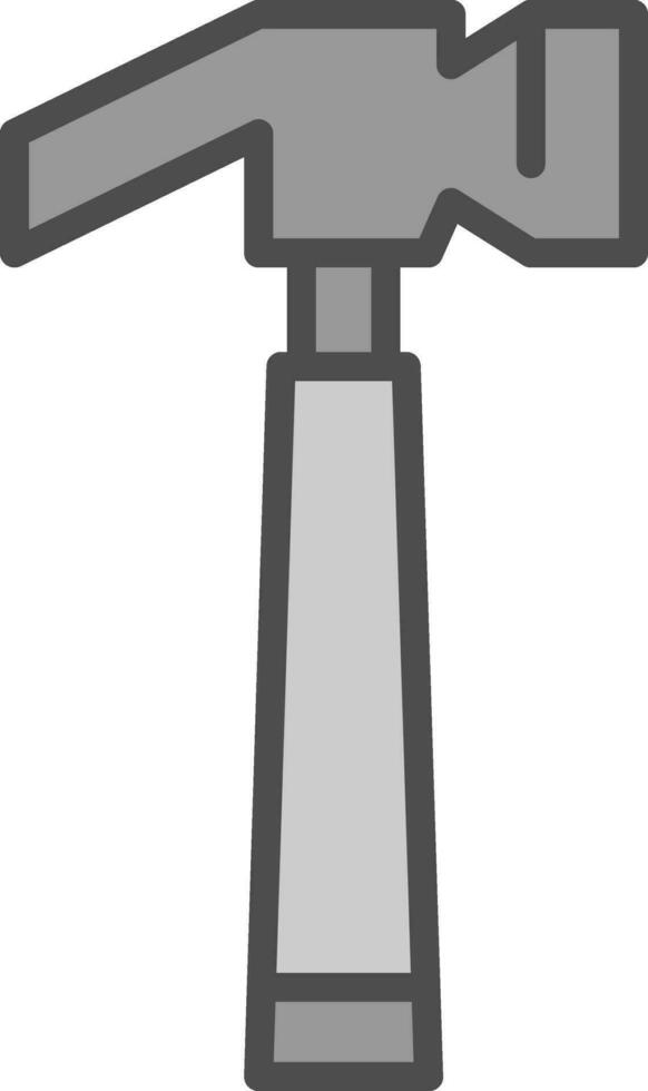 Hammer Vector Icon Design