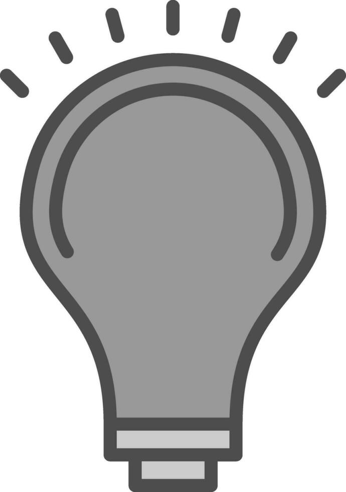 Light Bulb Vector Icon Design