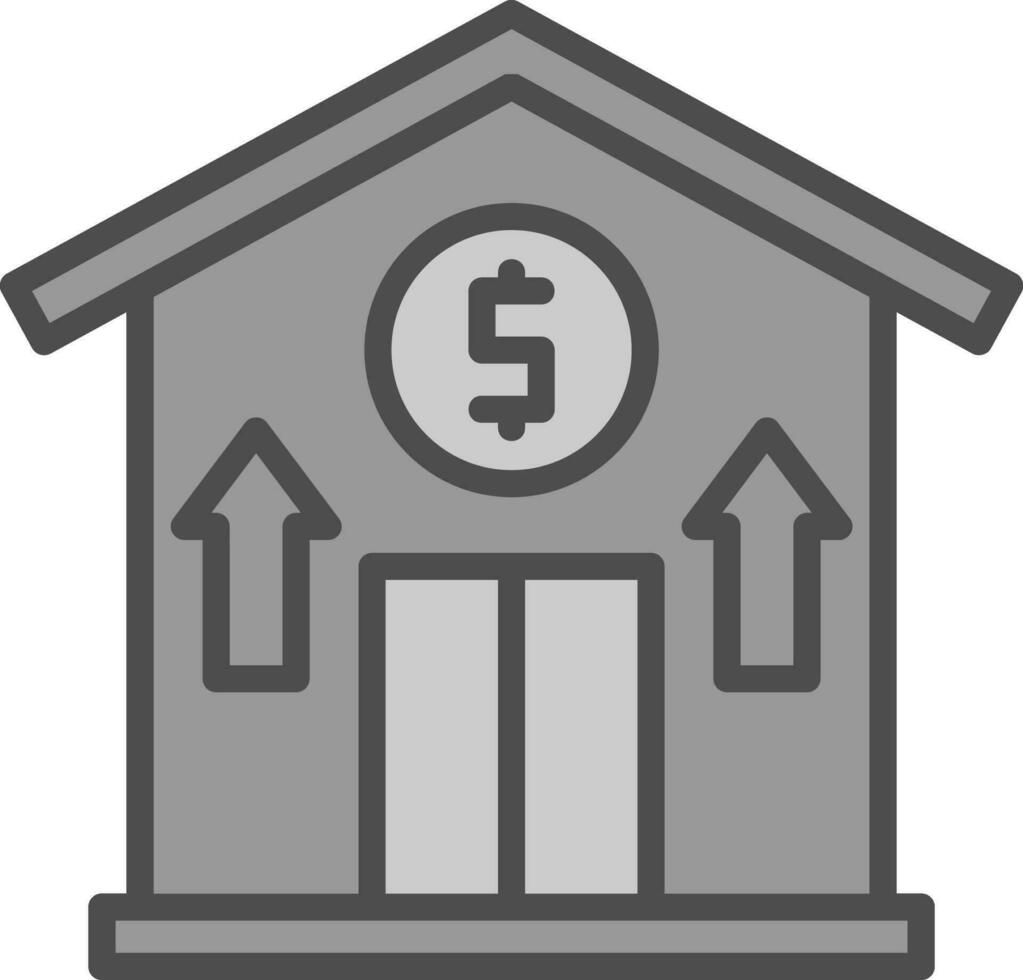 House Value Vector Icon Design