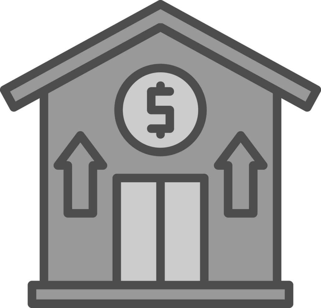 House Value Vector Icon Design