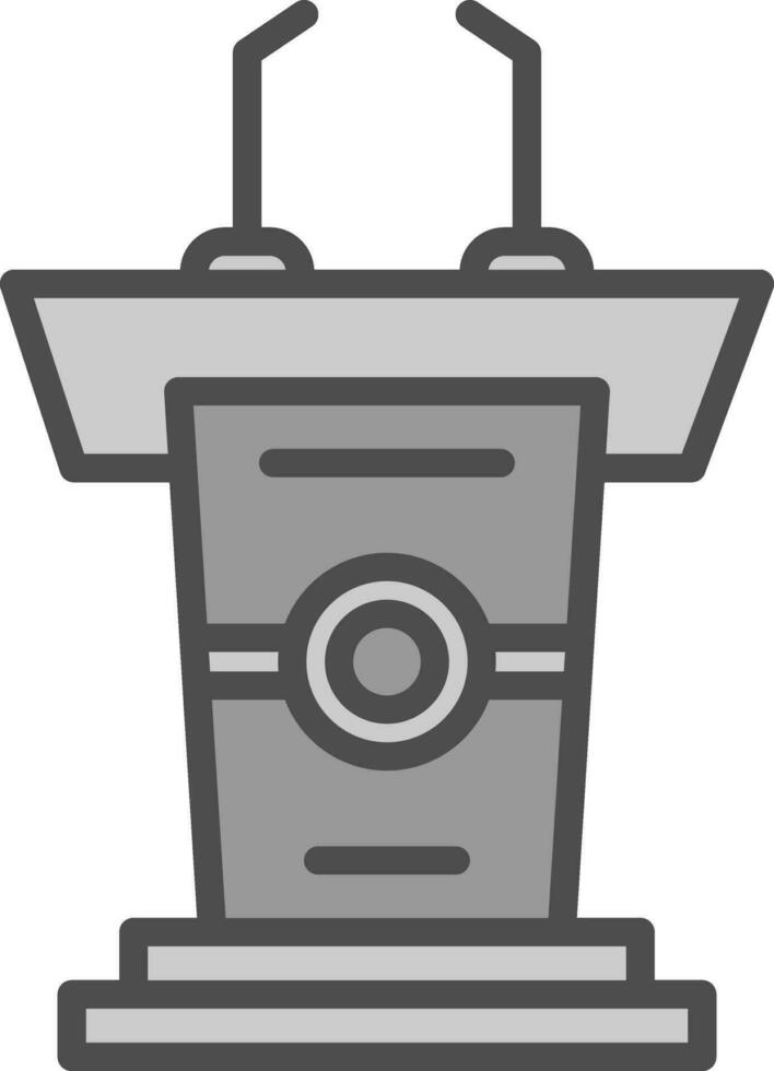 Podium Vector Icon Design