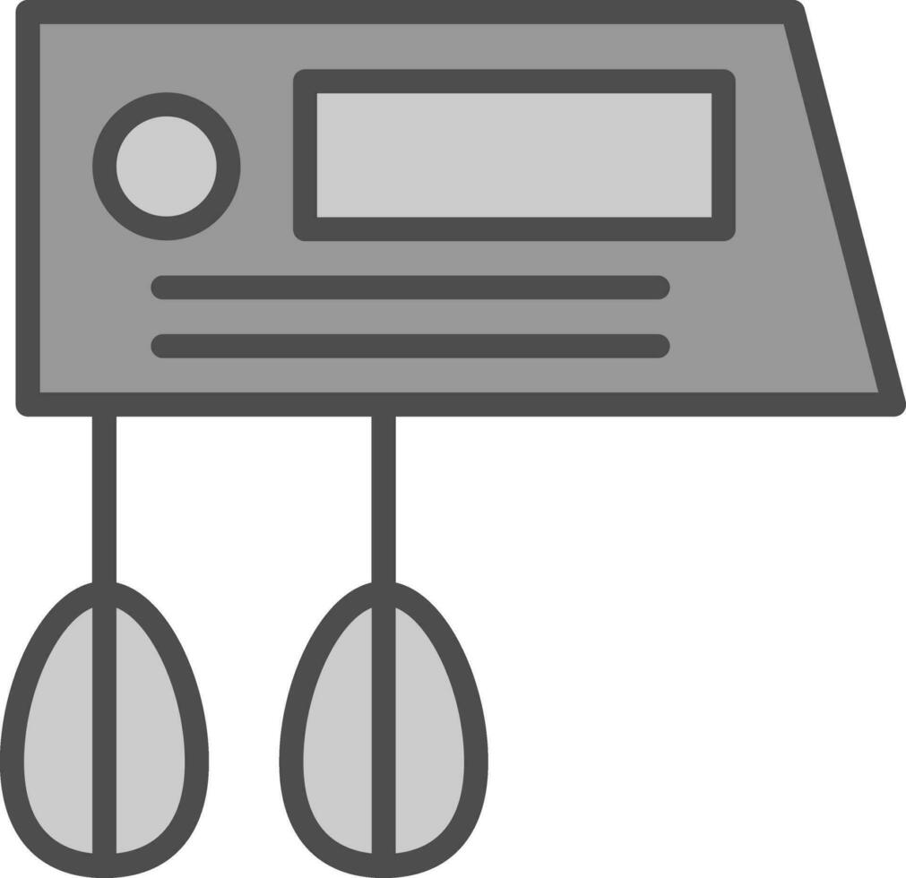 Mixer Vector Icon Design