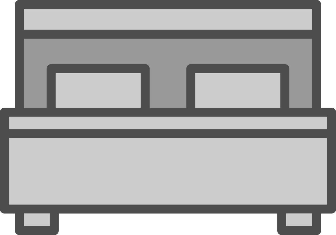 Bed Vector Icon Design