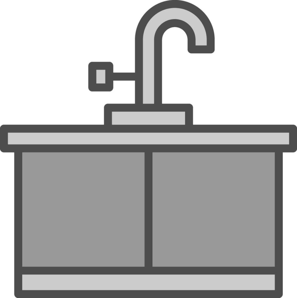 Kitchen Sink Vector Icon Design