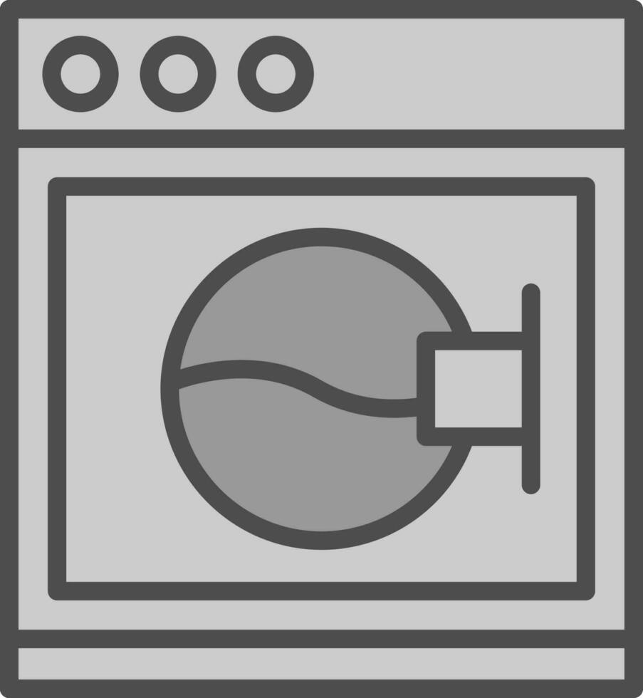 Washing Machine Vector Icon Design