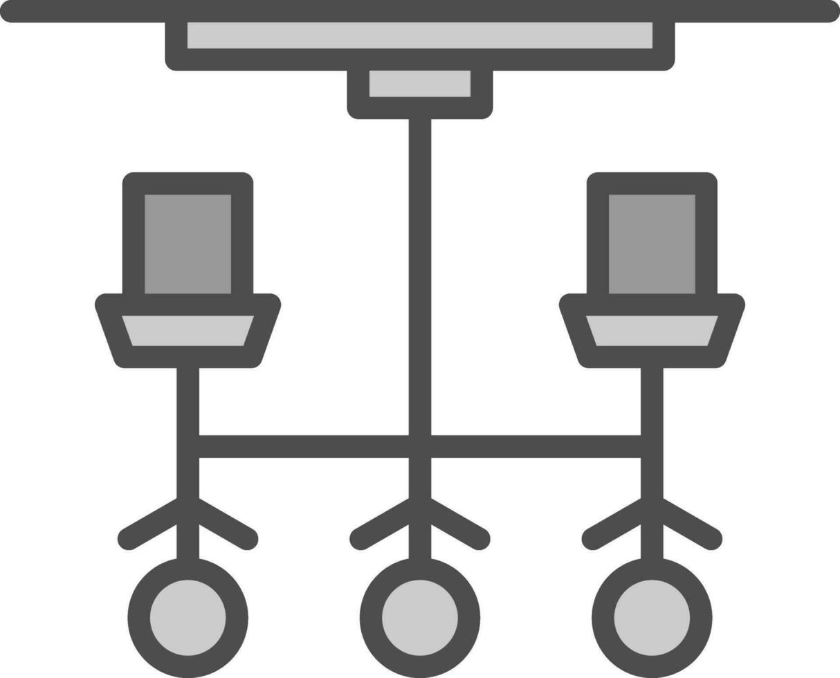 Chandelier Vector Icon Design