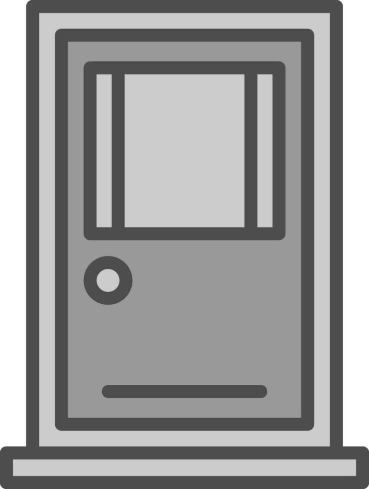 diseño de icono de vector de puerta