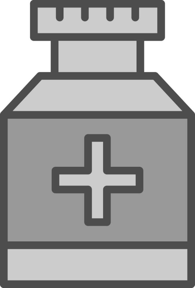 Pill jar Vector Icon Design