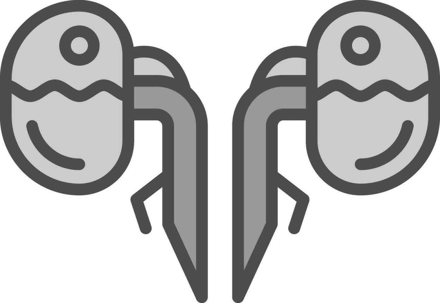 Kidneys Vector Icon Design