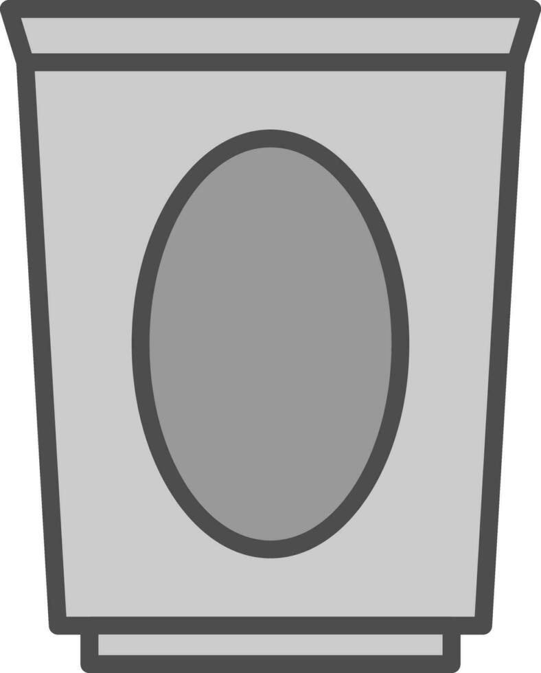Dustbin Vector Icon Design