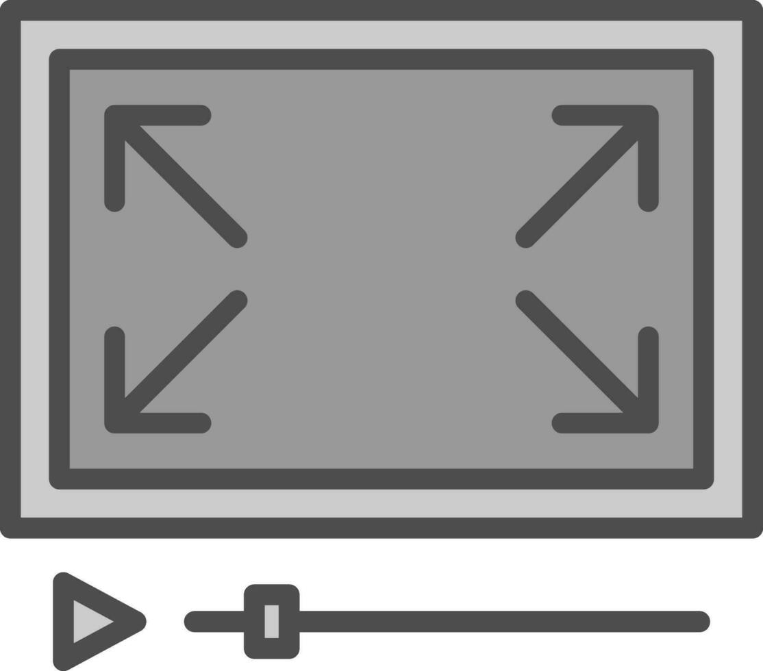Full screen Vector Icon Design
