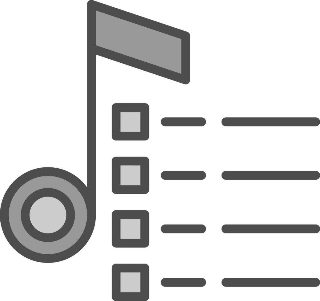 List Vector Icon Design