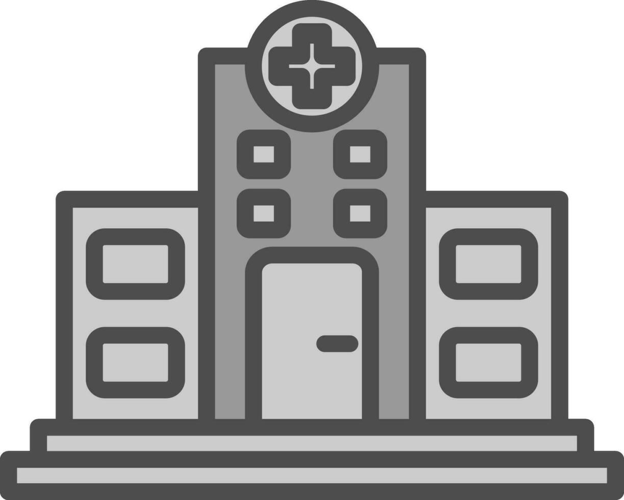 diseño de icono de vector de hospital