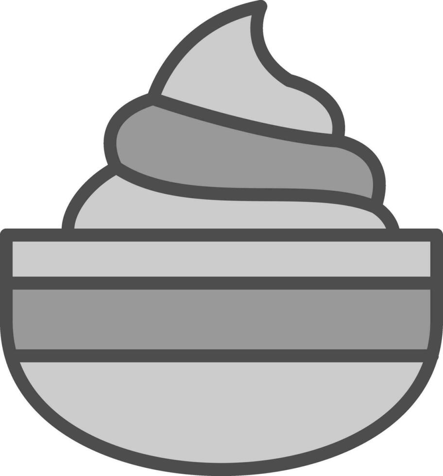 Cream Vector Icon Design