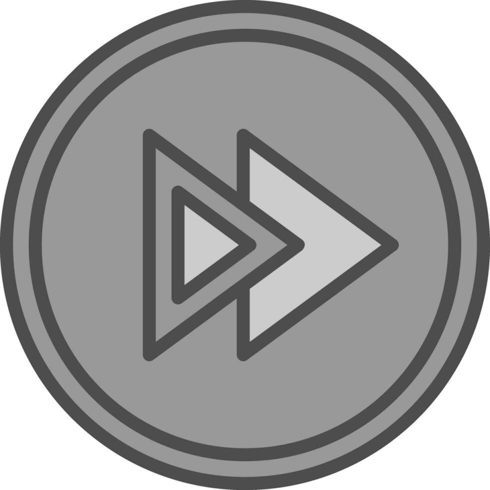 Fast Forward Vector Icon Design
