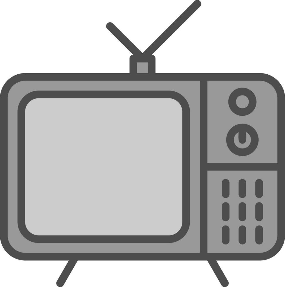 diseño de icono de vector de televisión