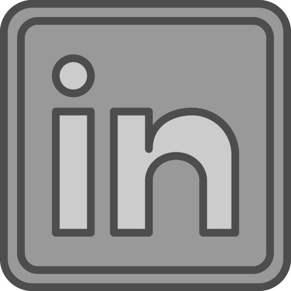 Linkedin Vector Icon Design