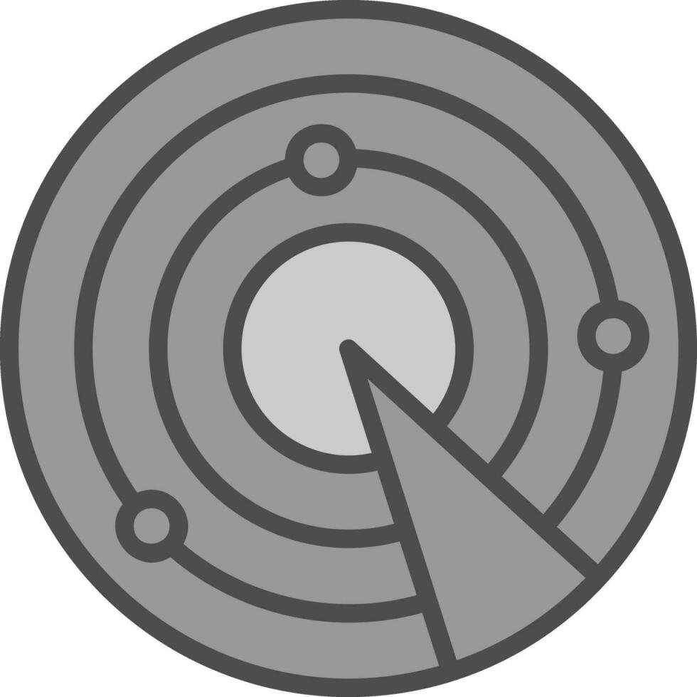 Radar Vector Icon Design
