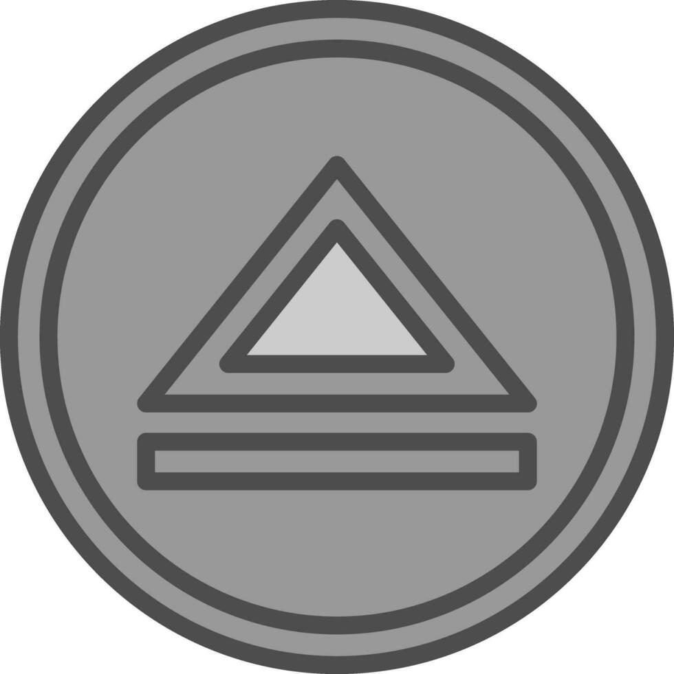 Eject Vector Icon Design