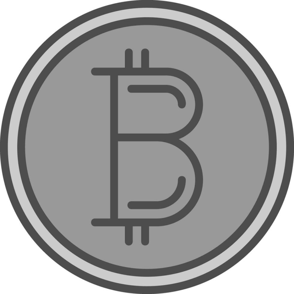 diseño de icono de vector de bitcoin