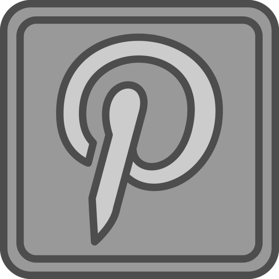 pinterest logo vector icono diseño