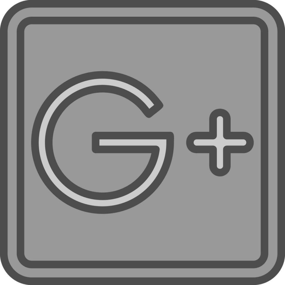 Google Plus Vector Icon Design