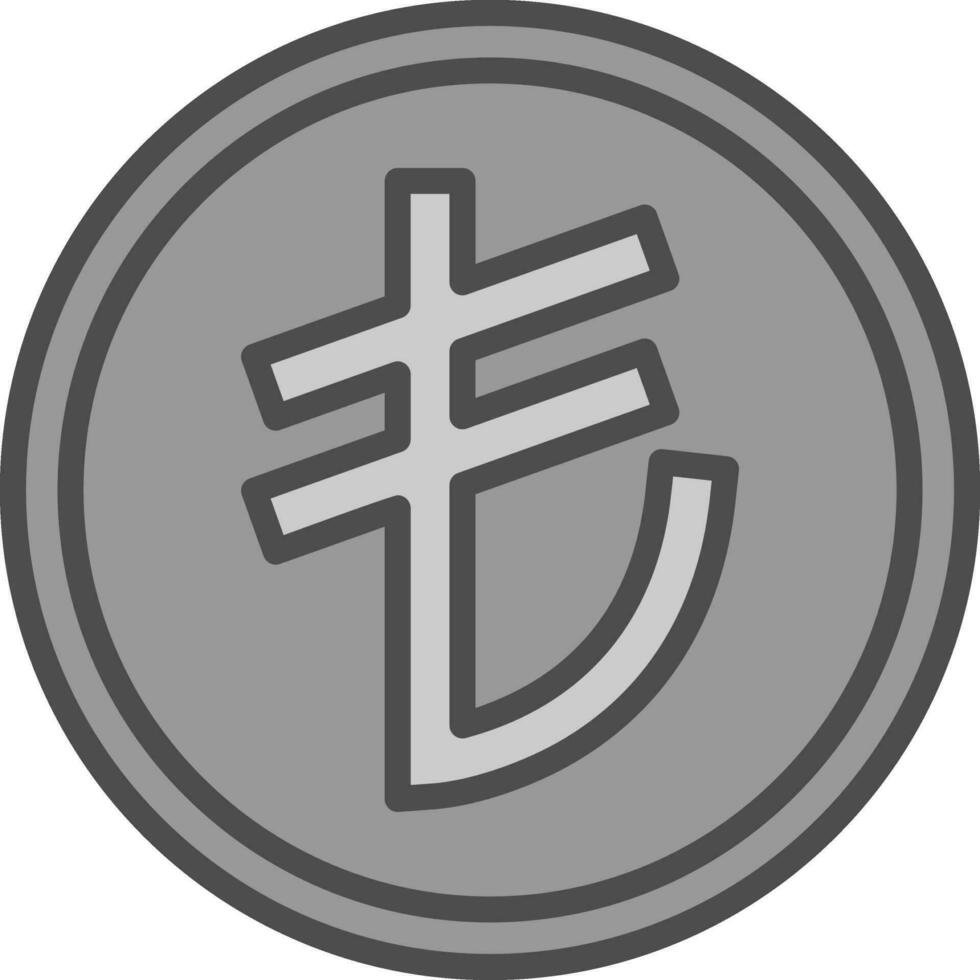 Turkish Lire Vector Icon Design