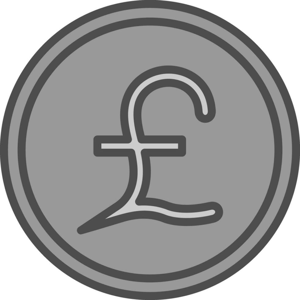 Pound Vector Icon Design