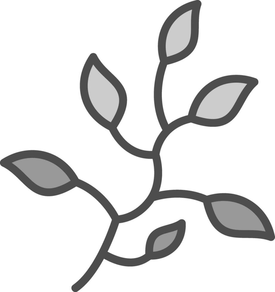 Branch Leaves Vector Icon Design