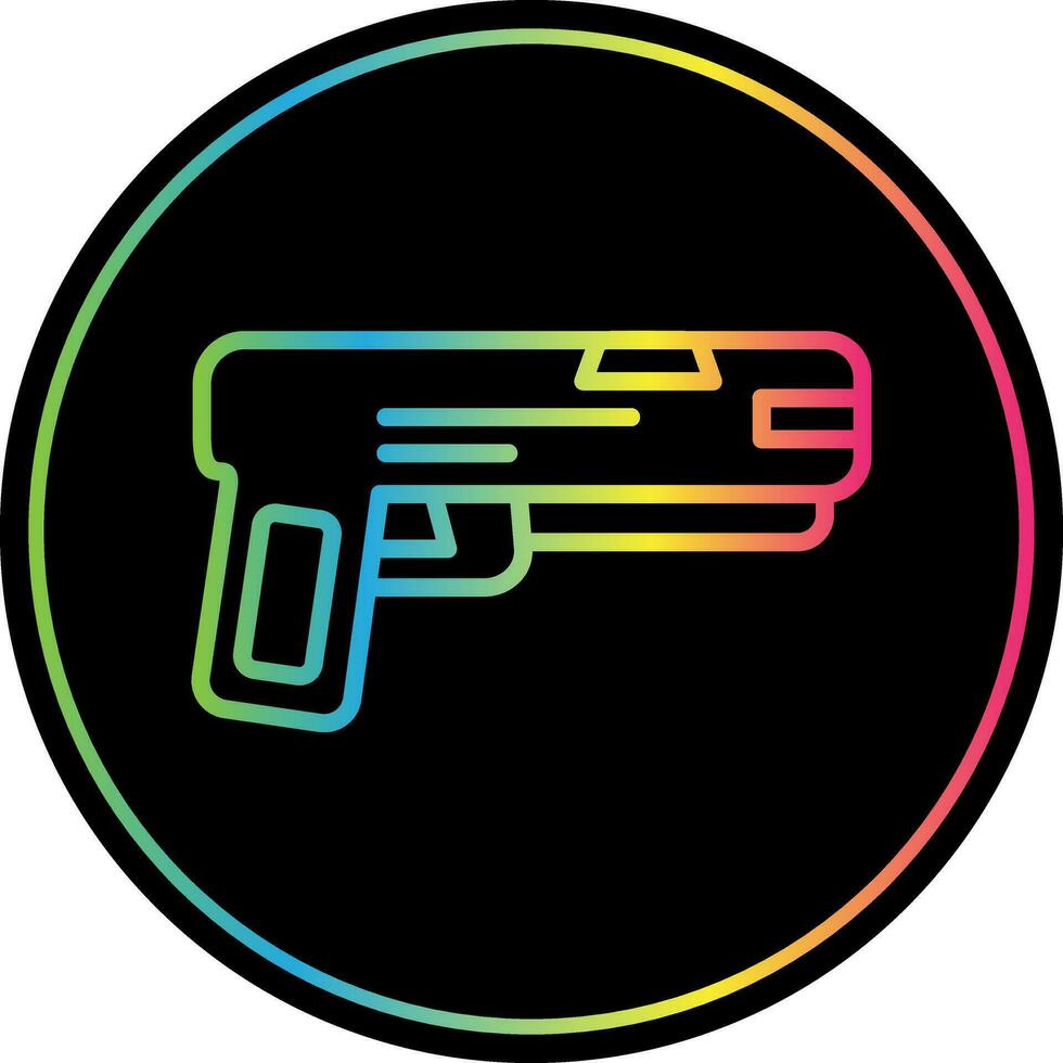 diseño de icono de vector de pistola