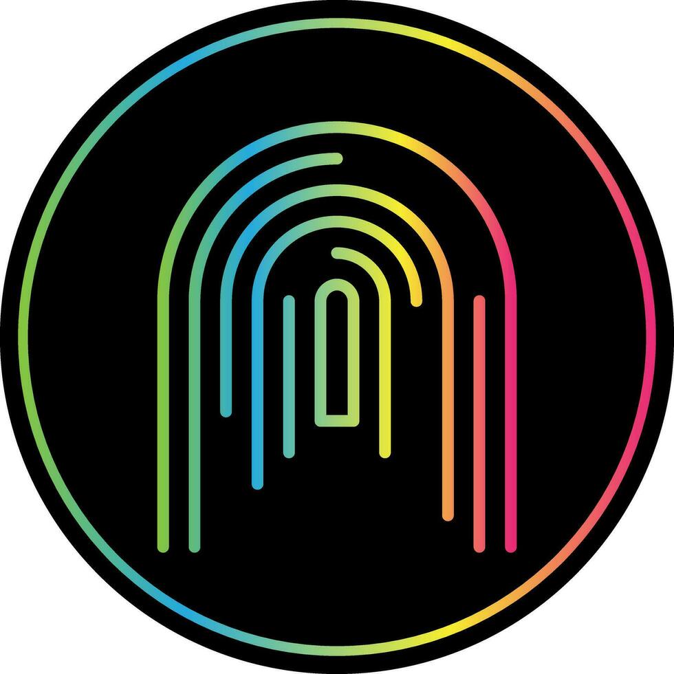 Fingerprint Vector Icon Design