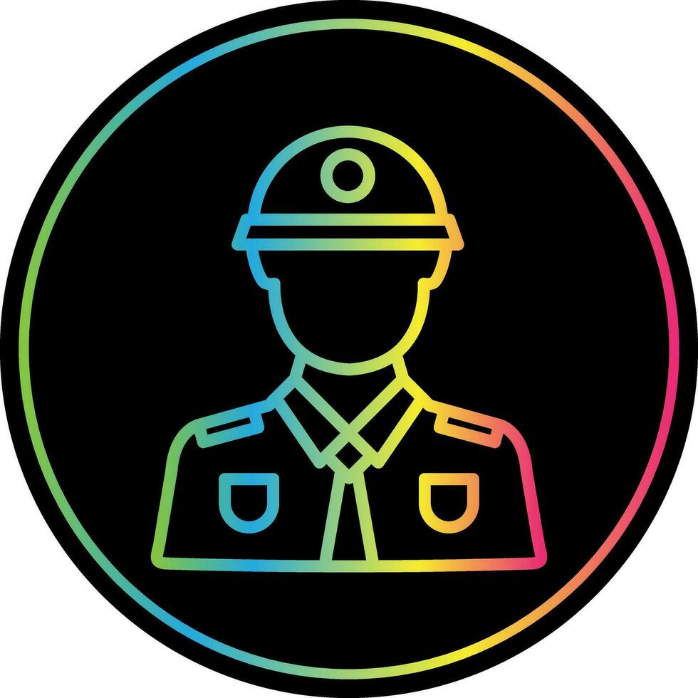 Soldier Vector Icon Design