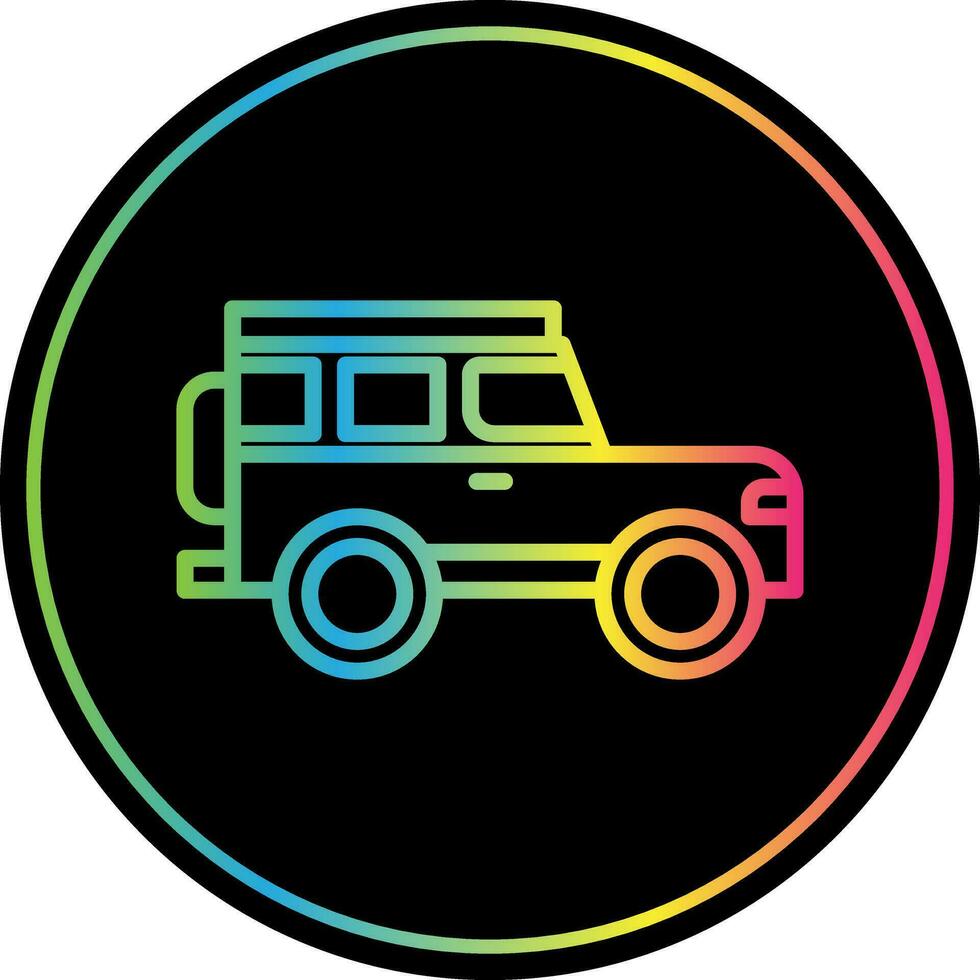 diseño de icono de vector de jeep