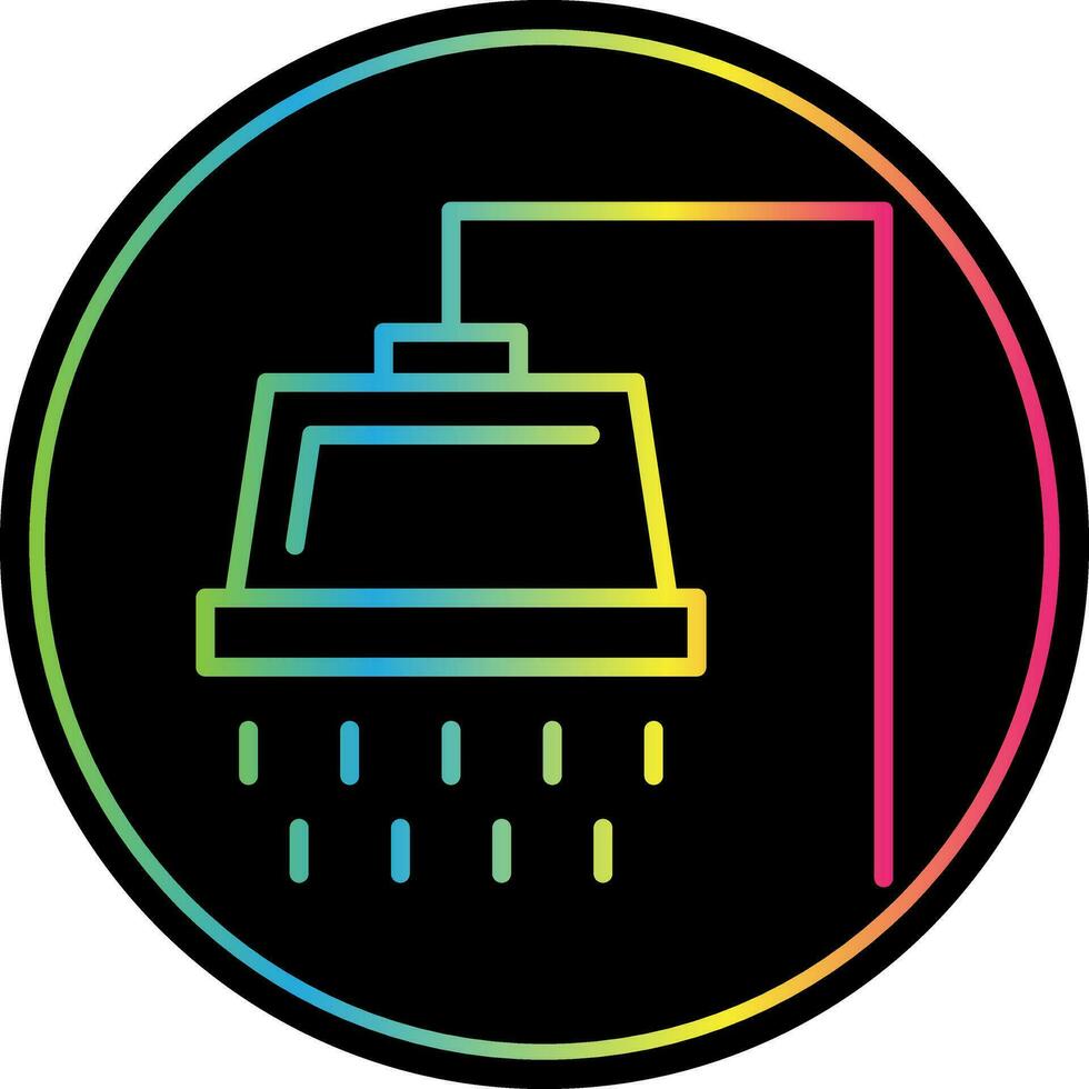 Shower Vector Icon Design