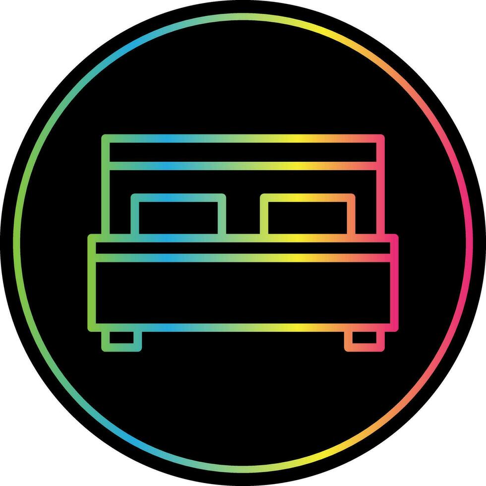 Bed Vector Icon Design