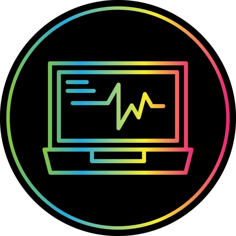 Ecg Vector Icon Design