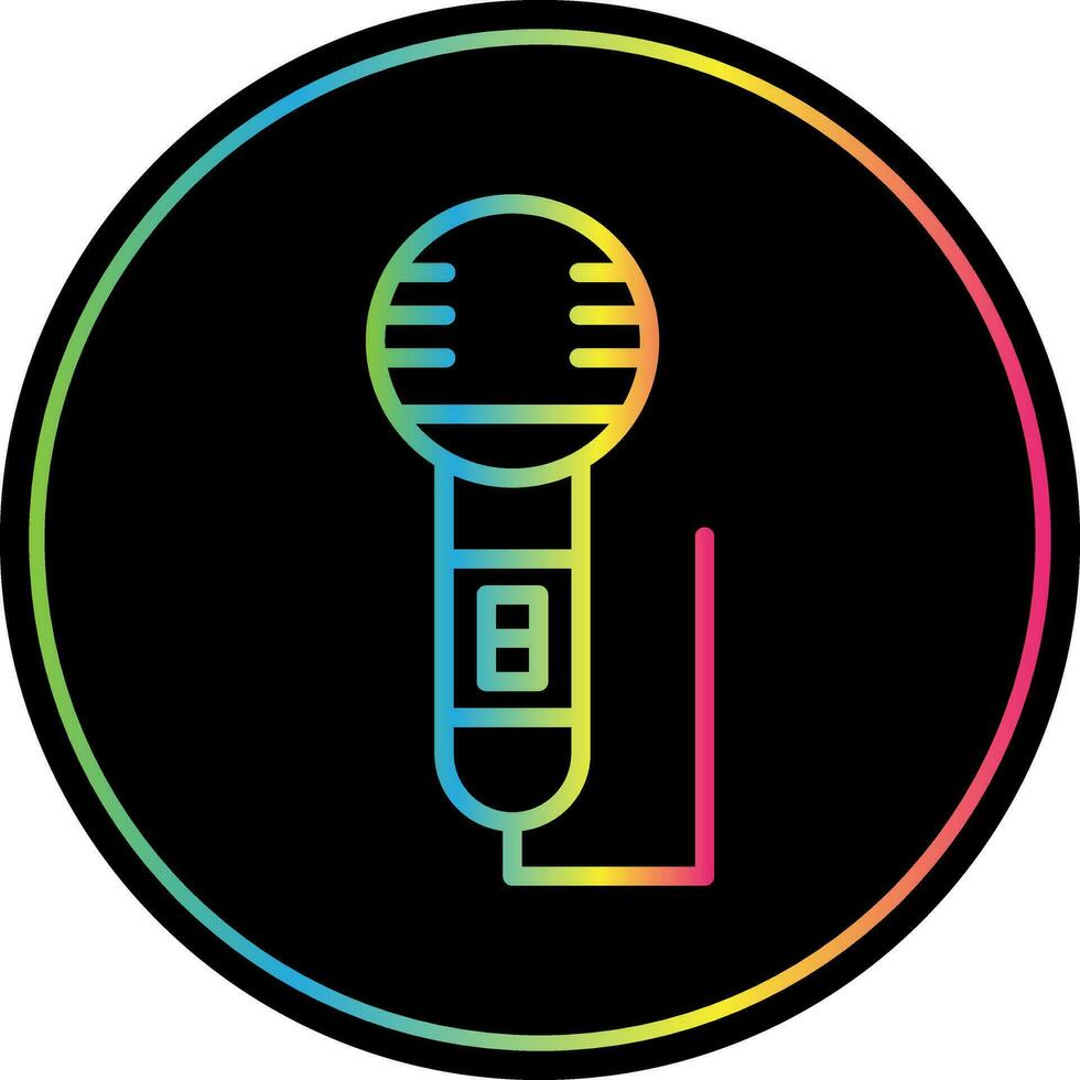 Mic Vector Icon Design