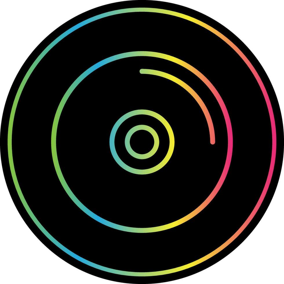 Compact Disc Vector Icon Design