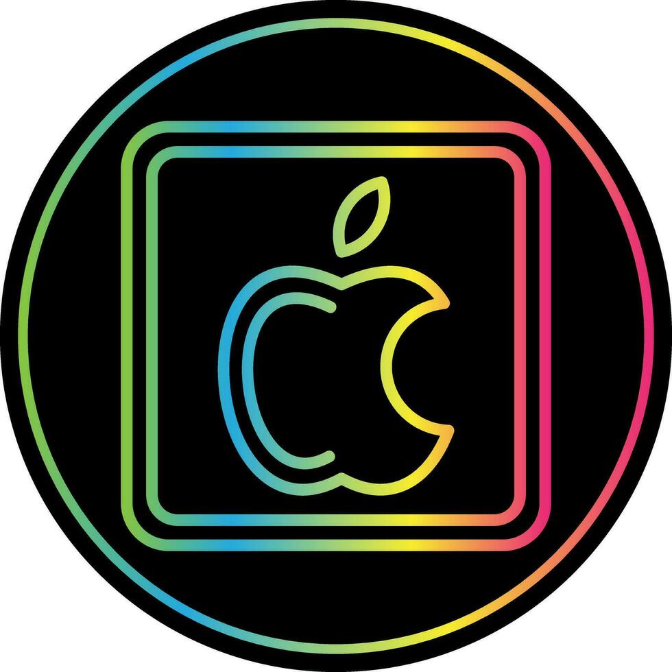 Apple Logo Vector Icon Design