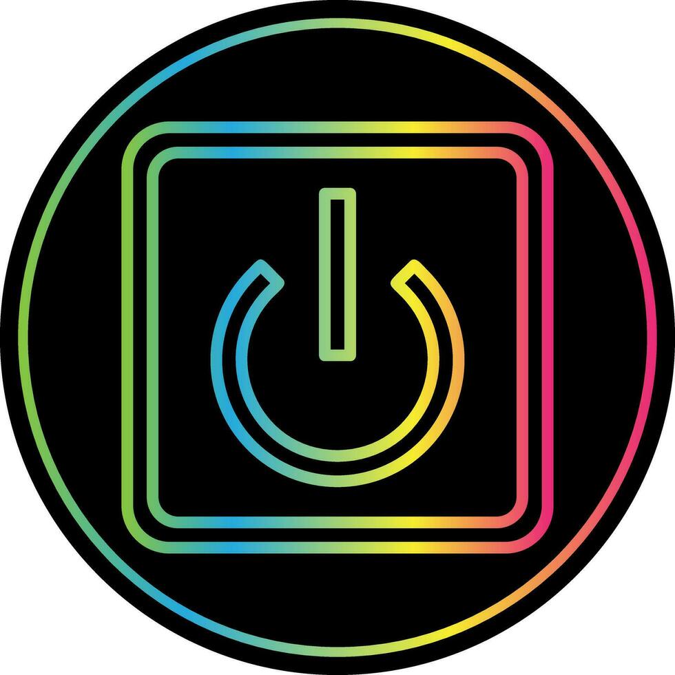 Power Button Off Vector Icon Design