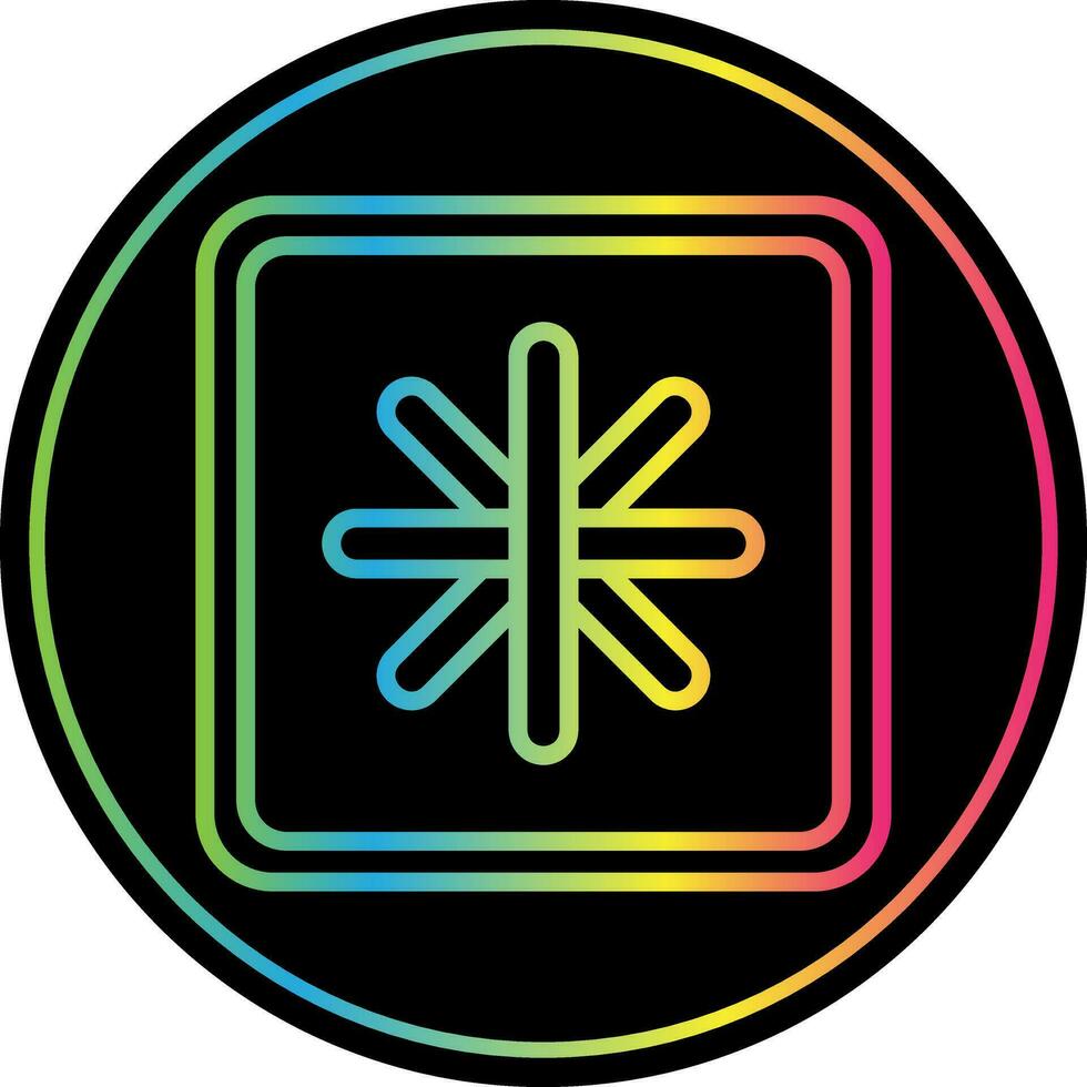 Asterisk Vector Icon Design