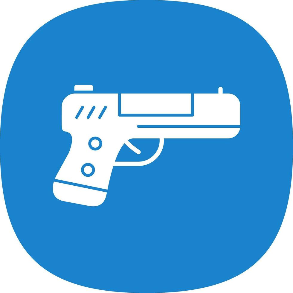 Handgun Vector Icon Design
