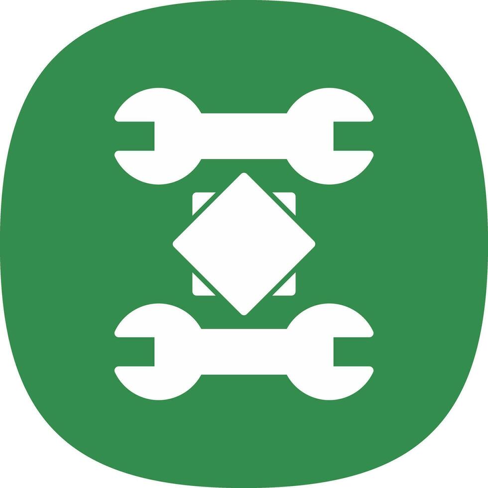 spanner Vector Icon Design