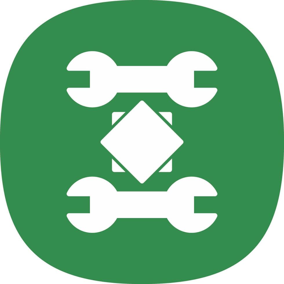 spanner Vector Icon Design