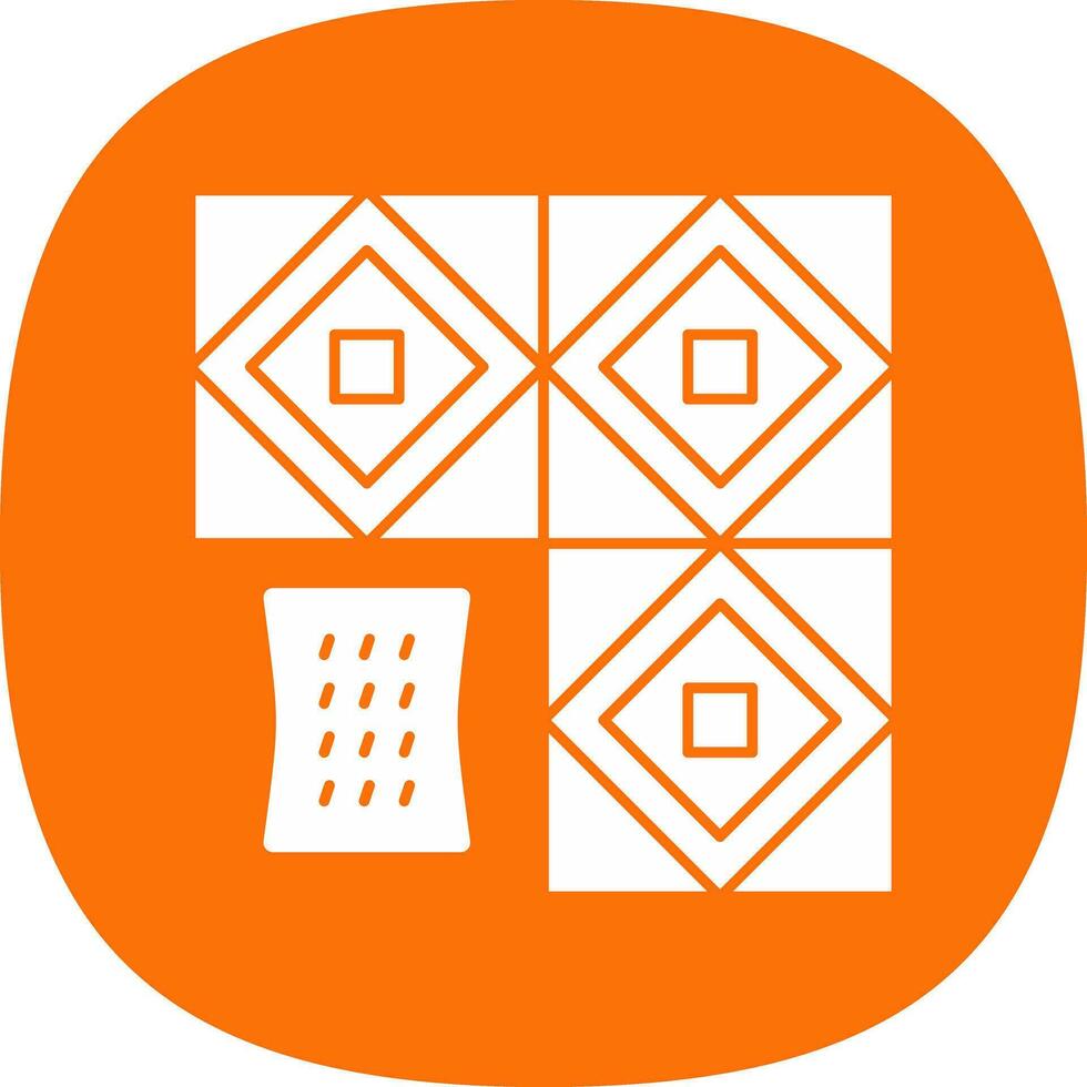 Tiles Cleaning Vector Icon Design